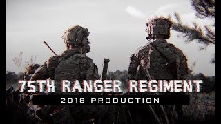 75th Ranger Regiment  2019  quotRangers Lead the Wayquot [upl. by Airrat]