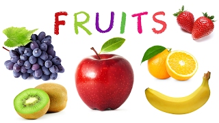 Fruit Names  Learn Fruits for Kids  English Words for Children [upl. by Lenzi]