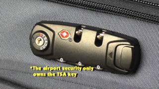 3 Steps on How to Set a TSA Combination Lock of Your Luggage [upl. by Vharat]