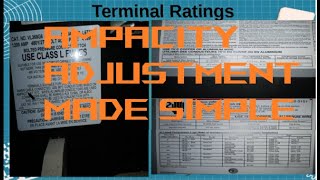 Derating Simplified  Ampacity Adjustments W Uglys or Dewalt [upl. by Negiam]