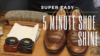 Super Easy 5 MINUTE Shoe Shine [upl. by Ennaira]