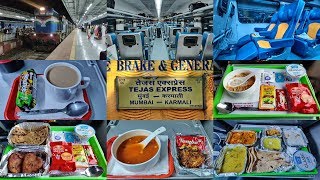 Mumbai To Goa  Full Journey  First Class AC Executive  22119 CSMT  KRMI Tejas Express [upl. by Nahseez598]