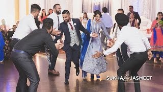 Sukha amp Jasmeet  Surprise Engagement Performance [upl. by Colas]