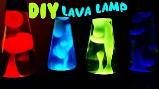 How to Make Lava Lamp Easy Step By Step DIY Tutorial Science Experiments [upl. by Clovis]