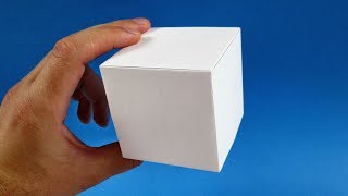 How to Make a Paper Cube  easy origami [upl. by Kowal]