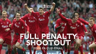 FULL PENALTY SHOOTOUT  Liverpool v West Ham United  FA Cup Final 200506 [upl. by Scuram]