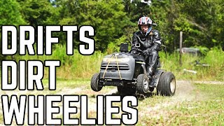 50HP Mower Drifting amp Wheelies  670CC SEND OFF [upl. by Alena]