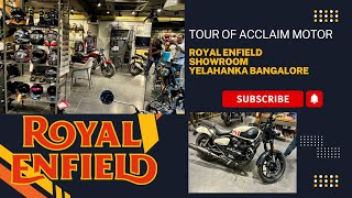 Tour of Royal Enfield Showroom at Yelhahanka Bangalore [upl. by Rudy]