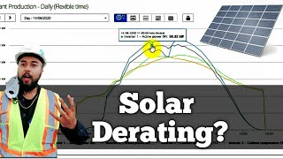 Solar inverter Derating  How to Fix  low genration [upl. by Hibbitts]