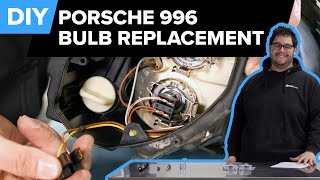 Porsche 996 911 Headlight amp Tail Light Bulb Replacement DIY 19992005 Porsche 911 Carrera [upl. by Cecily]