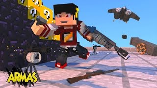 Minecraft Mod ESCADONA  ARMAS 3D REALISTAS Stefinus 3D Guns ‹ AM3NIC › [upl. by Anera]