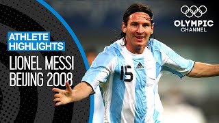 Lionel Messi 🇦🇷 at the Olympics  Athlete Highlights [upl. by Ecarg]