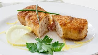 How to Make Chicken Cordon Bleu Recipe  Stuffed Chicken Breast [upl. by Renrut864]