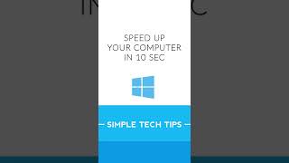 Speed up your Computer in 10 sec  Part 1 [upl. by Amsa]