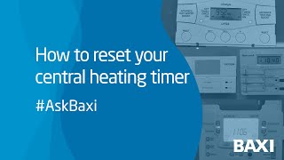 How to reset your old style central heating timer [upl. by Sweatt]