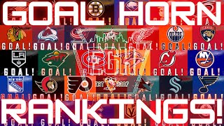 NHL Goal Horn Rankings 2022 [upl. by Irah]