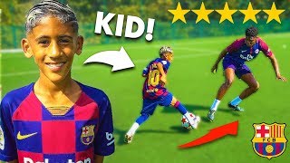 8 YEAR OLD KID MESSI IS UNVBELIEVEABLE better than the real lionel messi [upl. by Alvera64]