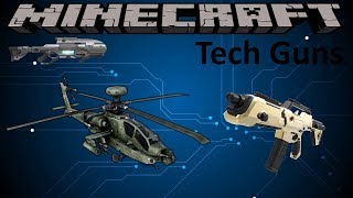 TECH GUNS MOD  MINECRAFT 1122 MOD SHOWCASE [upl. by Elleval68]