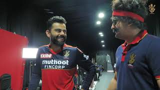 RCB Insider with Mr Nags Myntra Ad Shoot with Virat Kohli [upl. by Ahsimek]