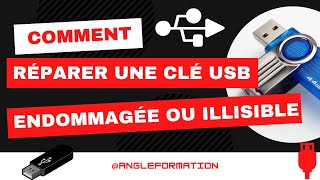 Comment Réparer une clé USB Endommagée ou illisible [upl. by Oneill]