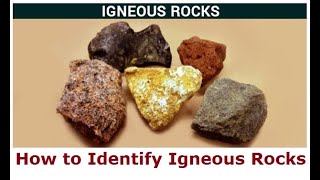 How to Identify Igneous Rocks  Igneous rock  Characteristics Examples [upl. by Borlase261]