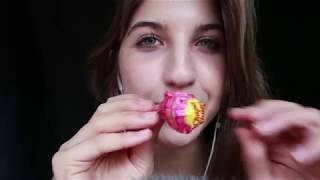 ASMR Lollipop Licking amp Tracing  Fluffy Mic [upl. by Llerrah]