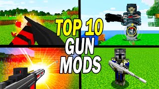 Top 10 Best Minecraft Gun Mods [upl. by Guerra253]