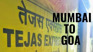 Mumbai to Goa Tejas Express Full Journey [upl. by Eetse]