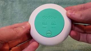 Dodow Metronome Sleep Aid Device blogger review [upl. by Saint]