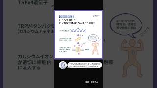 【約1分で遺伝性疾患を解説】TRPV4異常症 指定難病 小児慢性特定疾病 shorts 遺伝性疾患 [upl. by Auqcinahs]