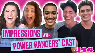 Power Rangers Dino Fury Cast Does Nickelodeon Impressions [upl. by Peregrine]