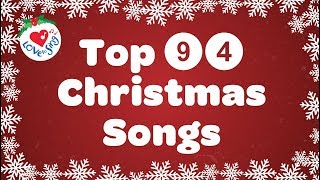 Top 94 Christmas Songs and Carols Playlist with Lyrics 🎅 [upl. by Nahtanhoj]