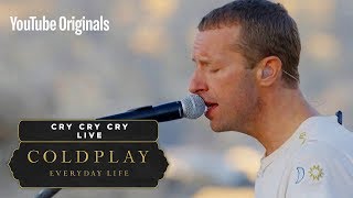 Coldplay  Cry Cry Cry Live in Jordan [upl. by Noyahs107]