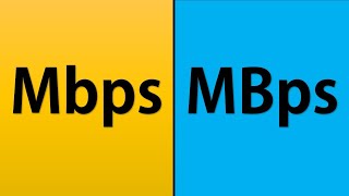 Mbps vs MBps  Explained [upl. by Ahsiekit]