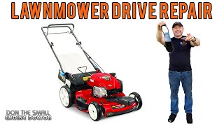 Toro Lawn Mower Wont Self Propel  Belt amp Pulley Replacement [upl. by Nilats9]