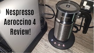 Nespresso Aeroccino 4 Milk Frother Review  Worth upgrading from the Aeroccino 3 [upl. by Hannahoj395]