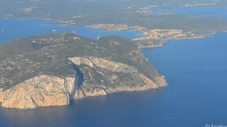 Landing at Olbia Costa Smeralda Airport  Sardinia HD [upl. by Tybald856]