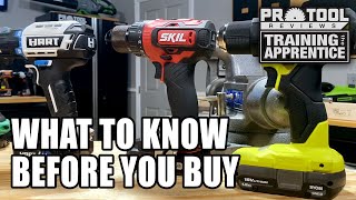 Cordless Drill Buying Guide  DOs and DONTs [upl. by Llehcam]