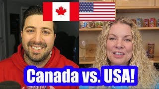 CANADIAN vs AMERICAN ACCENT [upl. by Aerdnu]