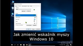 Jak zmienić wskaźnik kursor myszy Windows 10 [upl. by Yngiram]