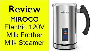 Review Miroco Milk Frother  How to make froth milk at home [upl. by Akinhoj]