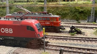 Modelleisenbahn H0  Besuch beim ESV Knittelfeld August 2021 [upl. by Beacham]