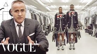 Thom Browne’s Entire Design Process From Sketch to Dress  Vogue [upl. by Idden]