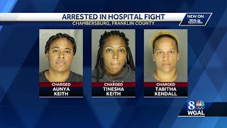 Three women charged in fight at Chambersburg Hospital [upl. by Devine]