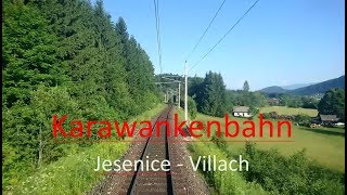 Führerstandsmitfahrt  Cab Ride  Karawankenbahn  Jesenice  Villach  BR 110 HD [upl. by Ahsya]