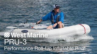 Performance RollUp Inflatable Boat PRU3  West Marine Quick Look [upl. by Gayner]