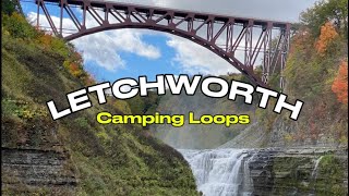 Letchworth State Park Camping Loop Tour [upl. by Lledroc551]