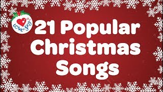 Top 21 Popular Christmas Songs and Carols Playlist 🎅🎄 [upl. by Asilegna]