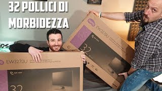 32 POLLICI IN 4K UNO SCHERMO CHE STUPISCE BenQ EW3270U [upl. by Paza]