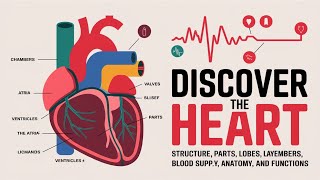 Structure of Human Heart function and chamber in HindiUrdu  Medical lectures [upl. by John]